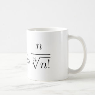 Euler's constant by Stirling's equation Coffee Mug
