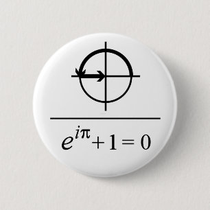 Euler's Identity 6 Cm Round Badge