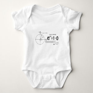 Euler's identity: Euler's formula: mathematics Baby Bodysuit