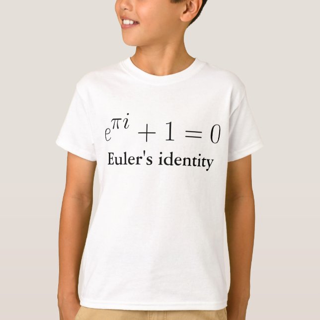 Euler's identity T-Shirt (Front)