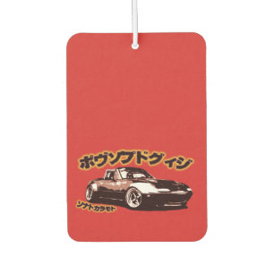 Eunos fresh Red Rectangle Car Air Freshener