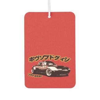 Eunos fresh Red Rectangle Car Air Freshener