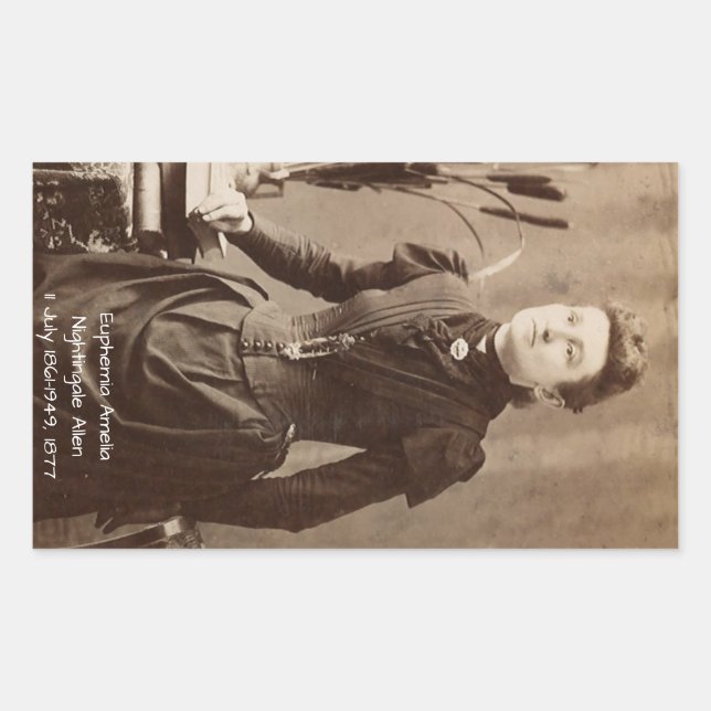Euphemia Amelia Nightingale Allen Rectangular Sticker (Front)