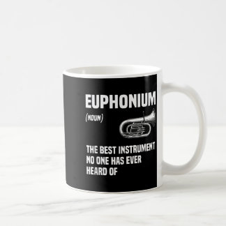 Euphonium Brass Instrument Marching Band Artwork Coffee Mug