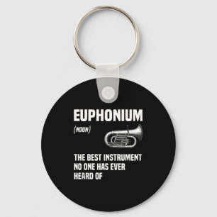 Euphonium Brass Instrument Marching Band Design Key Ring