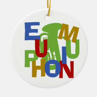 Euphonium Ceramic Tree Decoration