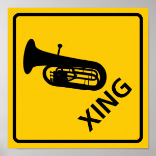 Euphonium Crossing Highway Sign