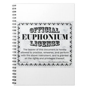 Euphonium License Notebook