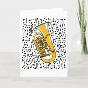 Euphonium Musical Notes Brass Musician