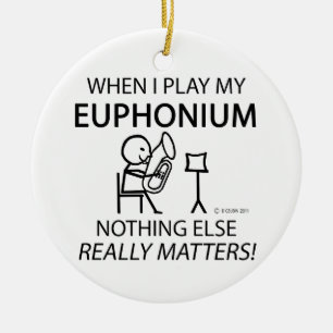 Euphonium Nothing Else Matters Ceramic Tree Decoration
