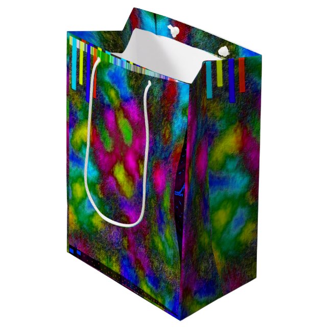 "Euphoria" Medium Glossy Gift Bag (Front Angled)