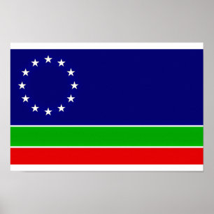 eurasia flag europe asia continent symbol poster