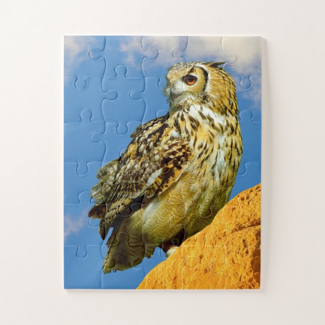 Eurasian eagle owl Puzzle (Vertical)