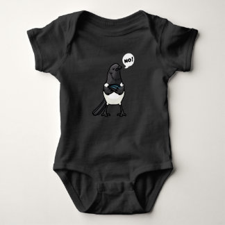 Eurasian Magpie Bird Common Magpie Baby Bodysuit