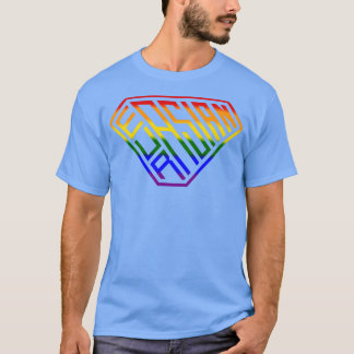 Eurasian SuperEmpowered Shield Rainbow T-Shirt