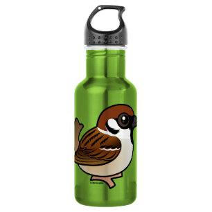 Eurasian Tree Sparrow 532 Ml Water Bottle