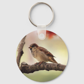 Eurasian Tree Sparrow Keychain