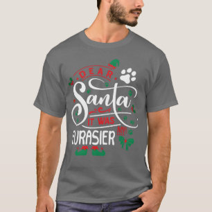 Eurasier Dog Christmas Dog breed retro girl T-Shirt