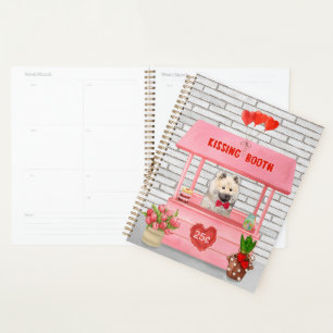 Eurasier Dog Valentine's Day Kissing Booth Planner