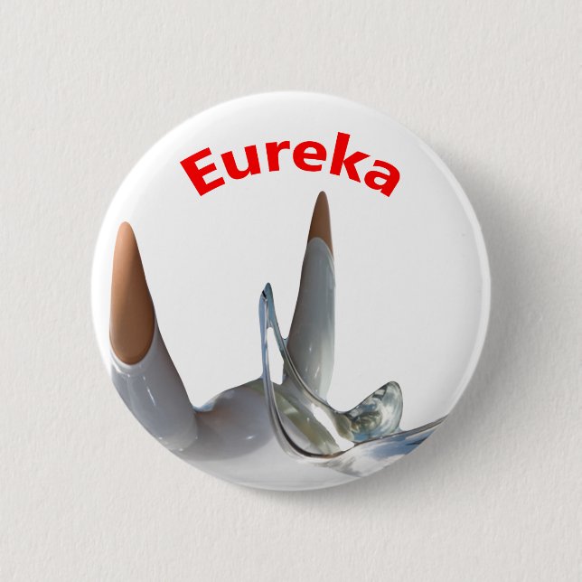 Eureka 6 Cm Round Badge (Front)