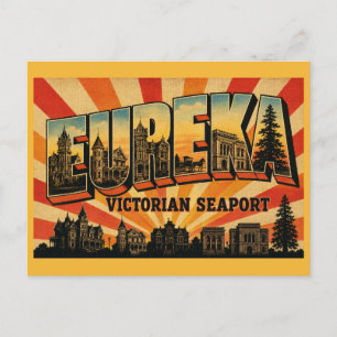 Eureka California Victorian Seaport Carson Mansion Postcard