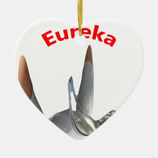Eureka Ceramic Tree Decoration (Front)