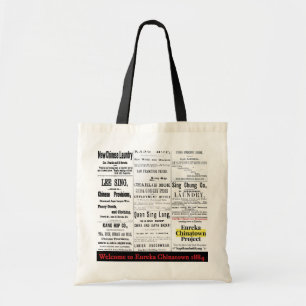 Eureka Chinatown 1884 tote bag