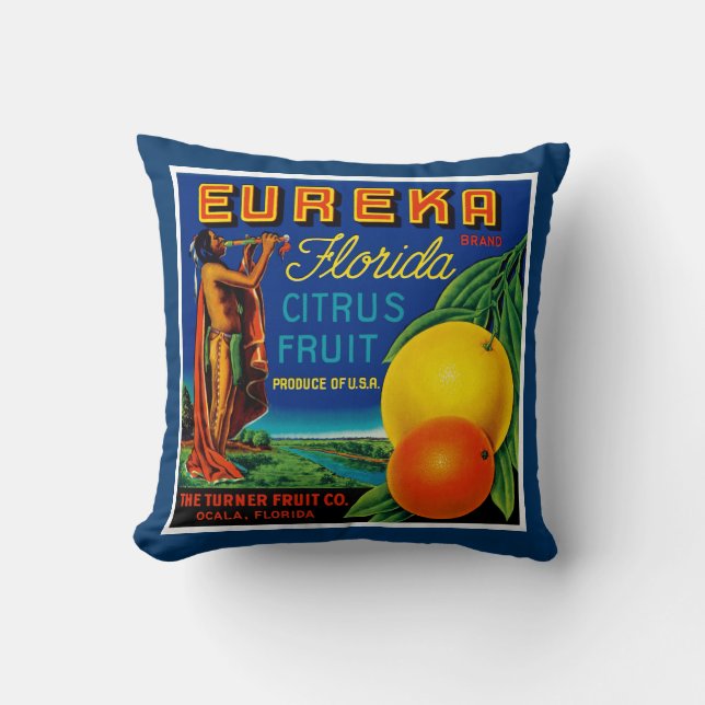 Eureka Florida Citrus Cushion (Front)