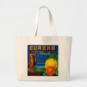 Eureka Florida Citrus Large Tote Bag