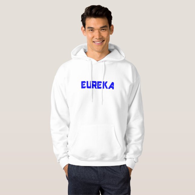 😜💡Eureka-Funny Cool Exclamation Men's Pullover (Front Full)