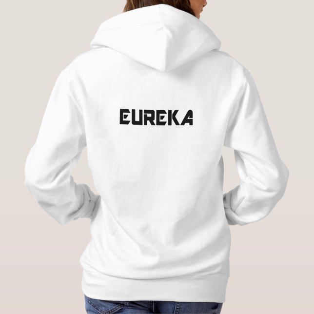 😜💡Eureka-Funny Cool Exclamation Must-have Basic Hoodie (Back)