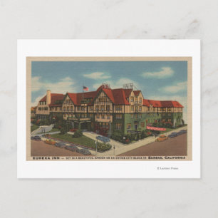 Eureka Inn Hotel View in Eureka, California Postcard