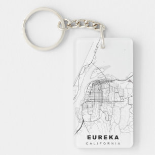 Eureka Map Key Ring