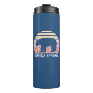 Eureka Springs Arkansas Retro Bear Thermal Tumbler