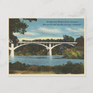 Eureka Springs Arkansas vintage King's River Postcard