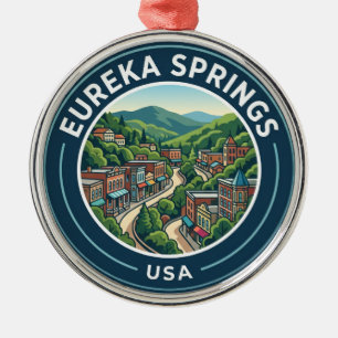 Eureka Springs USA Metal Tree Decoration