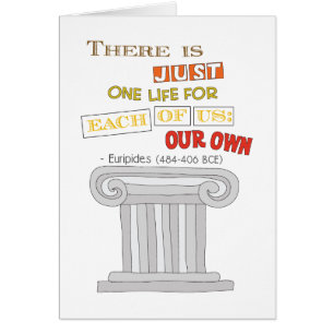 Euripides Just One Life