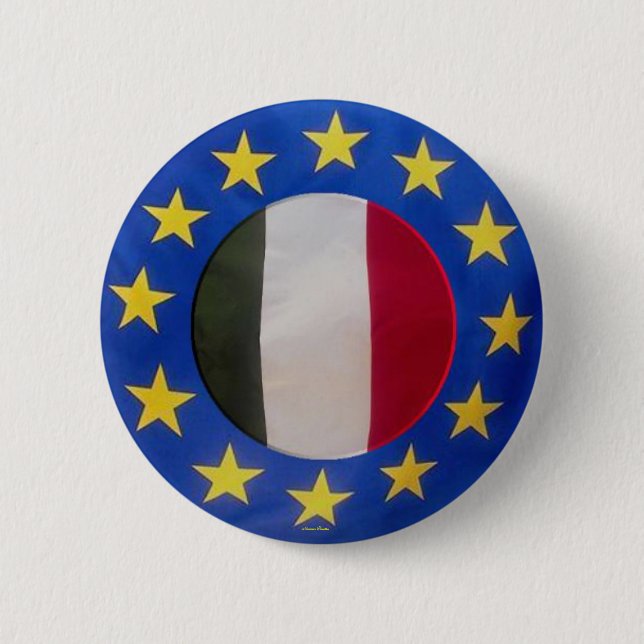 Euro 2008 -Italy- Button (Front)