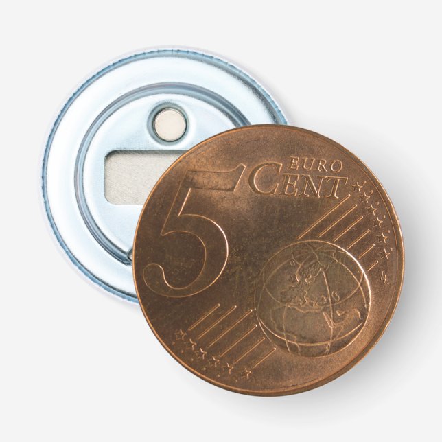 Euro 5 Cent Money Coin Bottle Opener (Front)