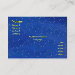 Euro Business Card