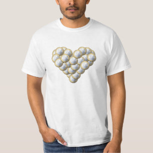 Euro Coins - heart pattern - shirt, choose style T-Shirt