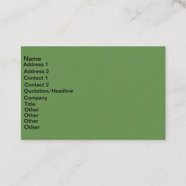 Euro size business card (Front)