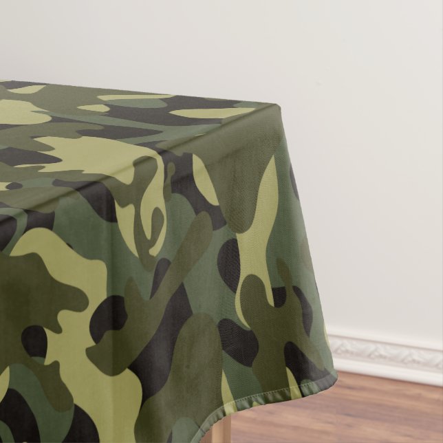 Euro Spring Camouflage  Tablecloth (In Situ)