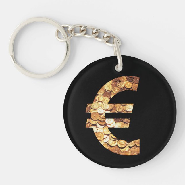 euro symbol key ring (Front)
