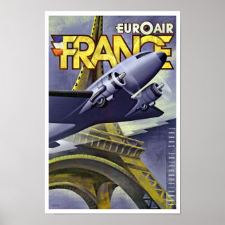 Euroair ~ France Poster