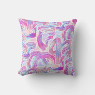 eurobeat holorave - pink and blue : cushion