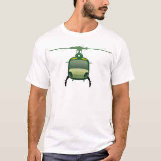 Eurocopter AS350 Helicopter Art Illustration T-Shirt