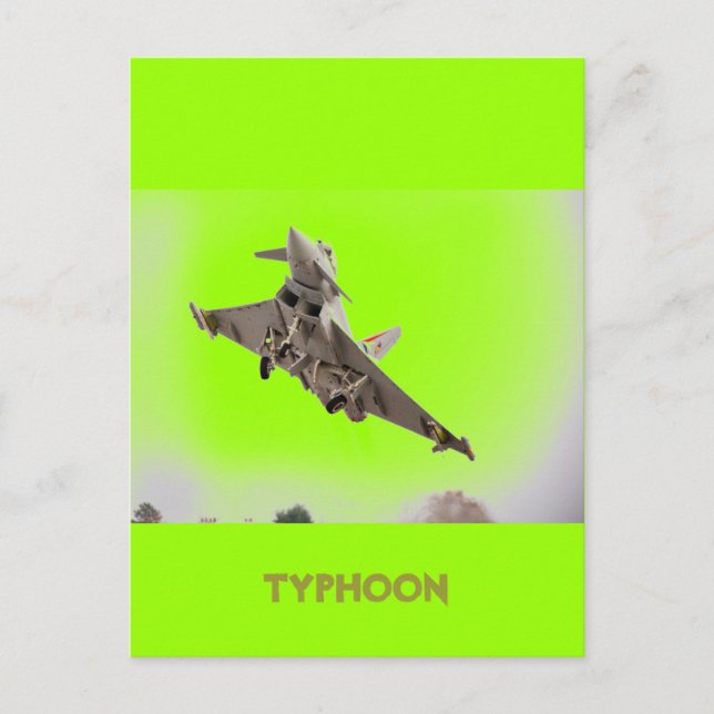 EUROFIGHTER TYPHOON POSTCARD (Front)