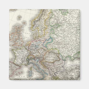 Europa Atlas Map Magnet