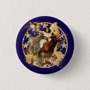 Europa Aurora 3 Cm Round Badge